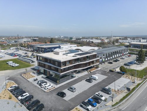 Vista panoramica aerea dell’edificio