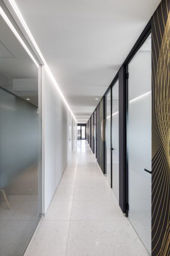 Corridoio di accesso alle sale