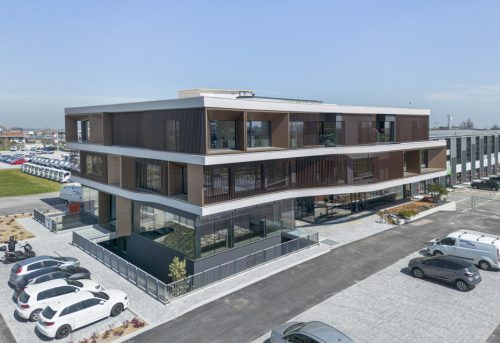 Prospetto dall’alto dell’edificio