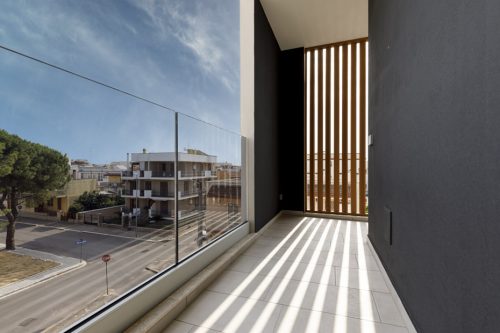 Dettaglio del balcone