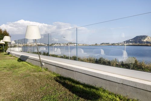 Dettaglio del parapetto - La Dimora di Gea, Bacoli