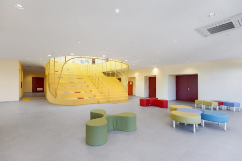 Interno della hall al piano terra