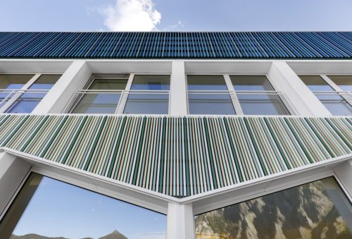 Dettaglio della facciata principale