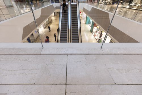 Dettaglio del parapetto lineare