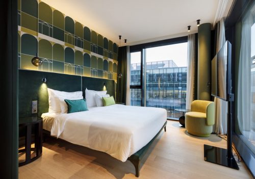 Interno di una camera del complesso