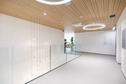 Corridoio di accesso ai laboratori