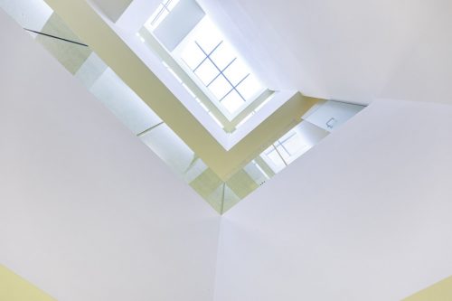 Lucernario interno della scuola