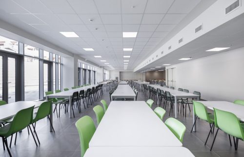 Spazio interno all'auditorium