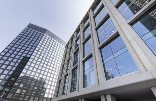 Prospettiva esterna del complesso