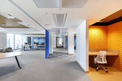 Ambiente interno del complesso per uffici 