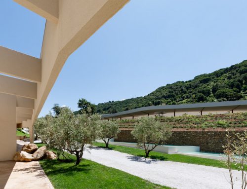 Vista dell'esterno della struttura