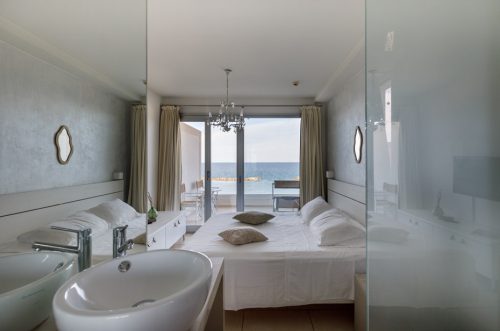 Vista interna di una suite dell'hotel