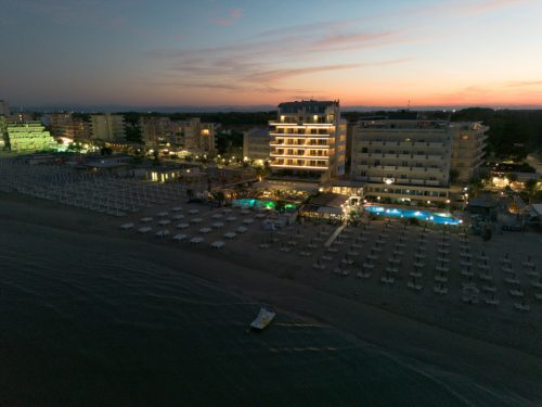 Vista panoramica notturna