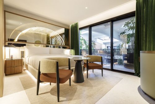 Interno di una suite dell'albergo