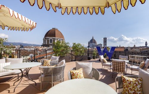 Terrazza con vista su Firenze