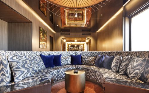 Ambiente interno all'albergo