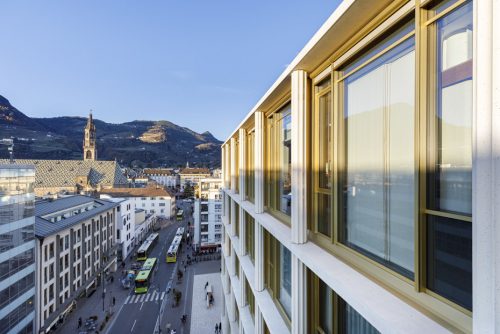 Particolare esterno della facciata 